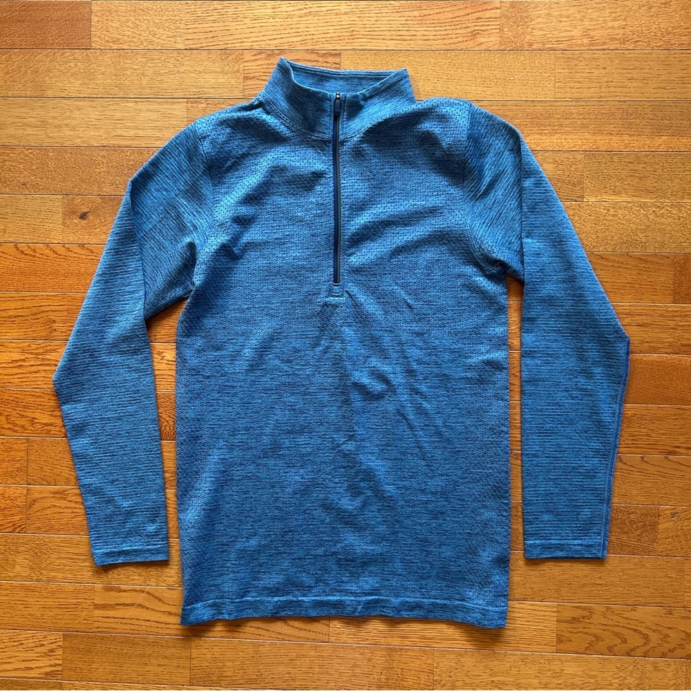 Lululemon Metal Vent Tech Half Zip Blue